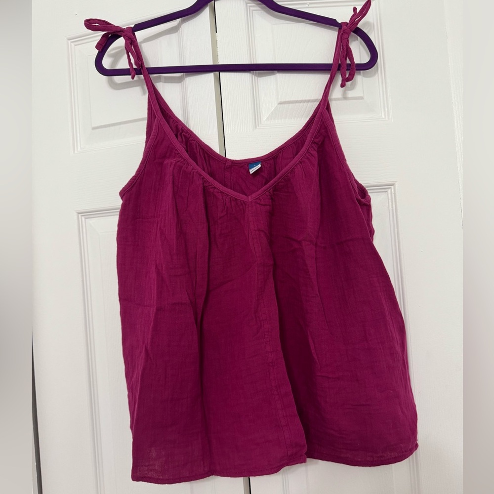 Old Navy Shoulder Tie Top